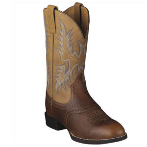 Ariat Barrel Brown Stockman Cowboy Boots